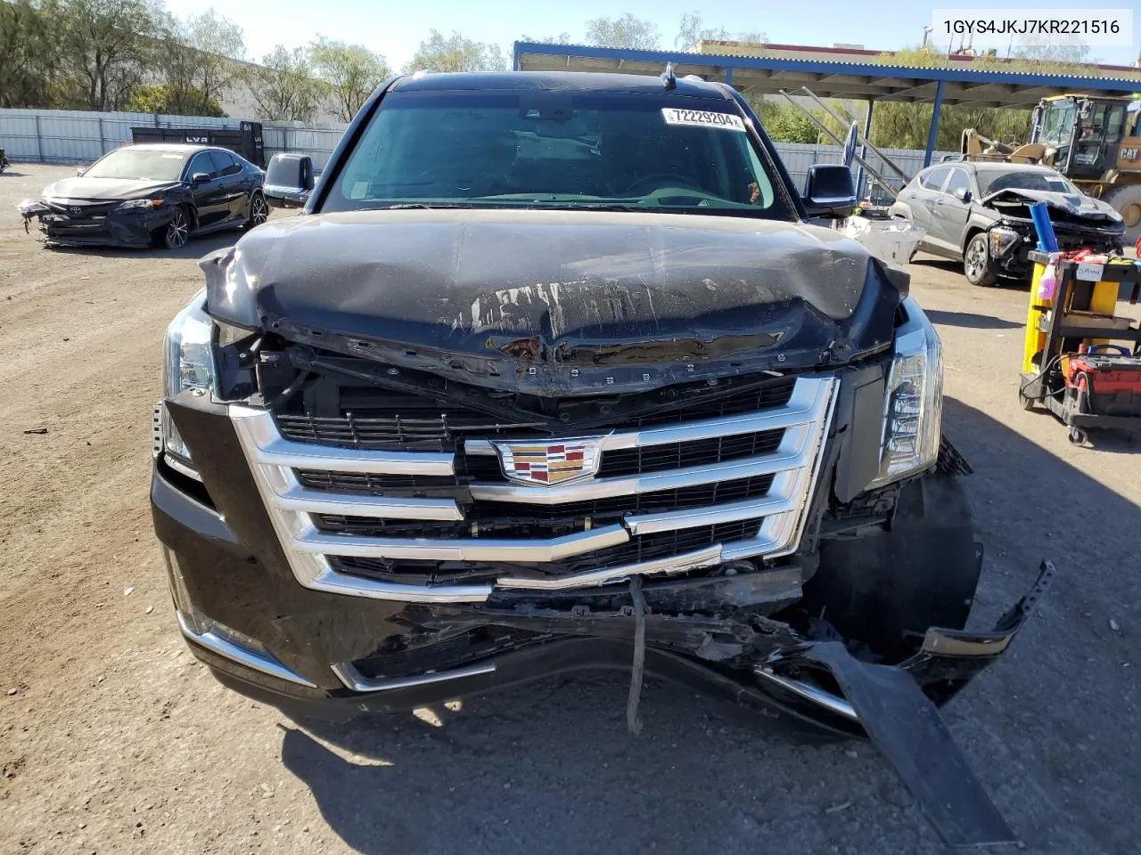 2019 Cadillac Escalade Esv Premium Luxury VIN: 1GYS4JKJ7KR221516 Lot: 72229204