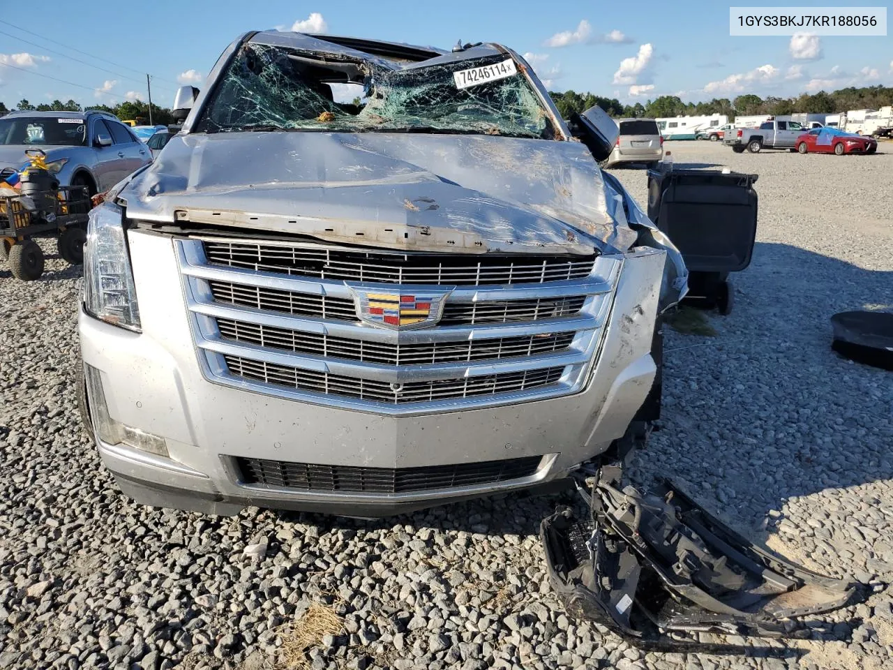 2019 Cadillac Escalade Luxury VIN: 1GYS3BKJ7KR188056 Lot: 74246114