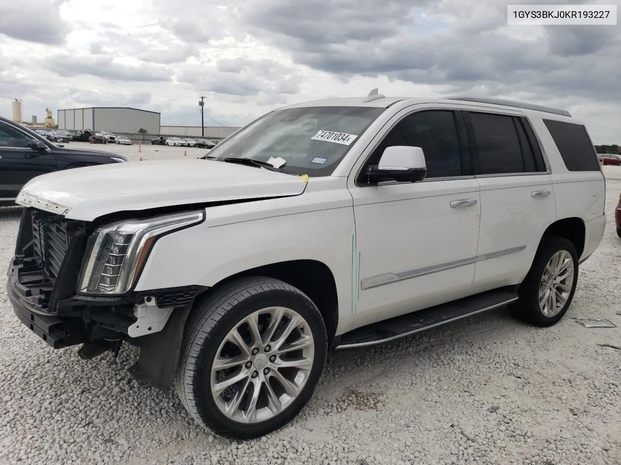 2019 Cadillac Escalade Luxury VIN: 1GYS3BKJ0KR193227 Lot: 74701034