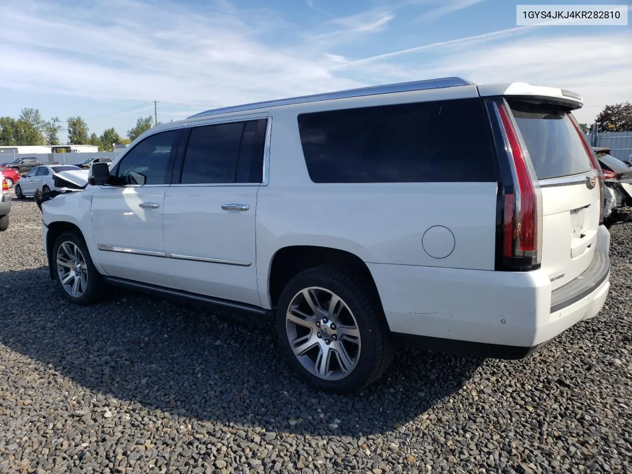 2019 Cadillac Escalade Esv Premium Luxury VIN: 1GYS4JKJ4KR282810 Lot: 75440934