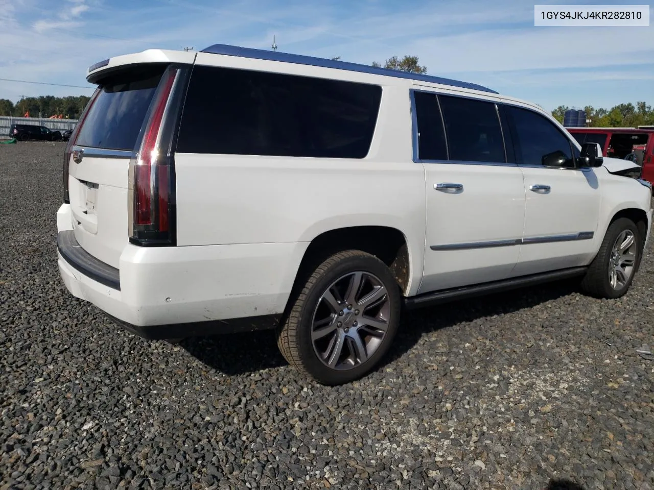 2019 Cadillac Escalade Esv Premium Luxury VIN: 1GYS4JKJ4KR282810 Lot: 75440934