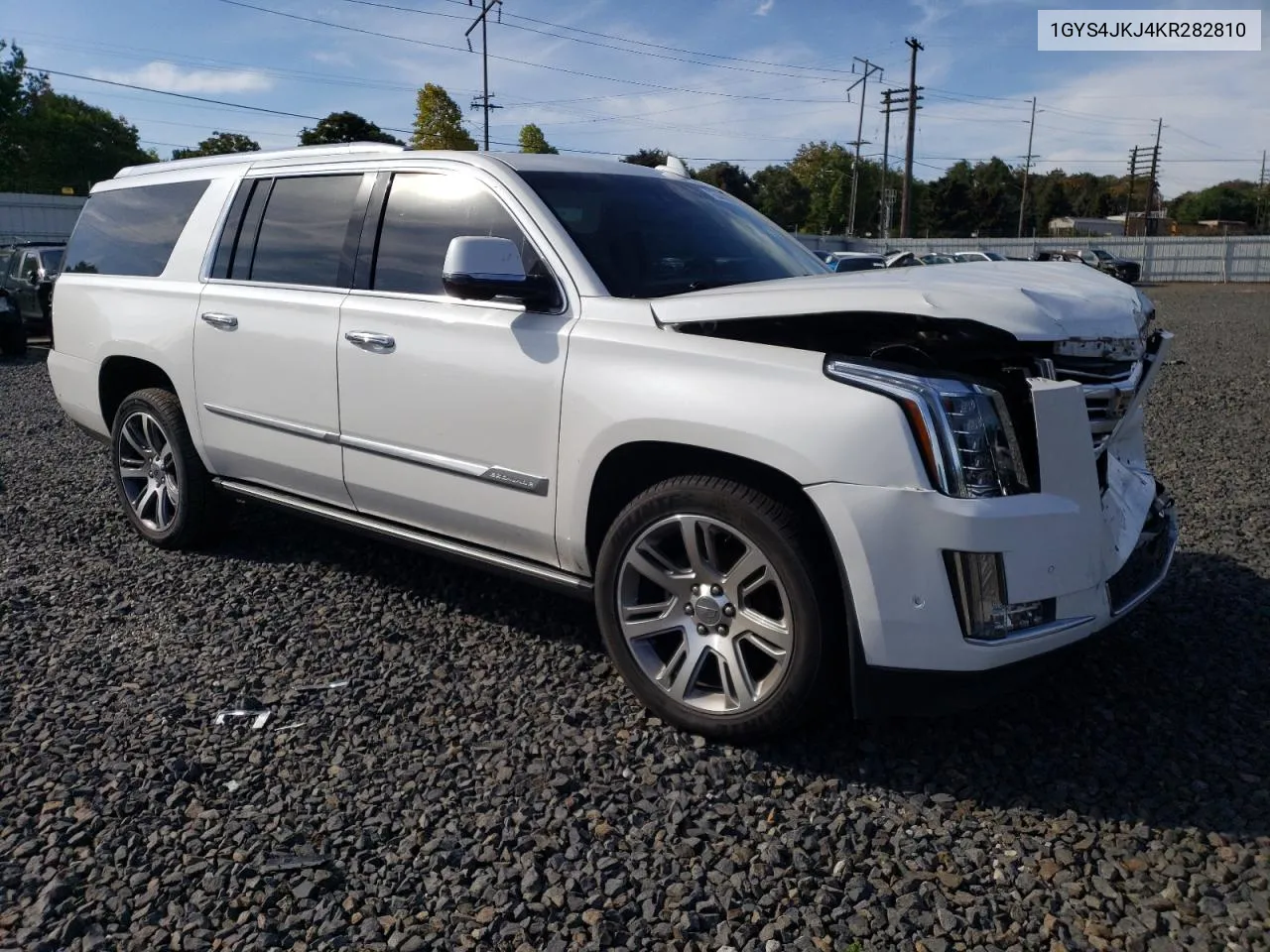 2019 Cadillac Escalade Esv Premium Luxury VIN: 1GYS4JKJ4KR282810 Lot: 75440934