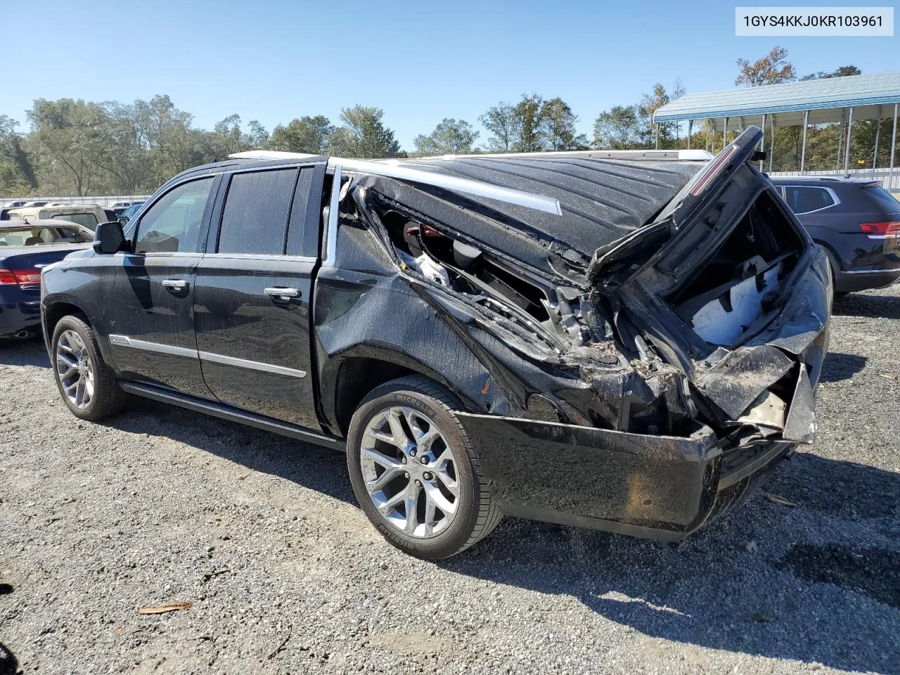 2019 Cadillac Escalade Esv Platinum VIN: 1GYS4KKJ0KR103961 Lot: 75540904