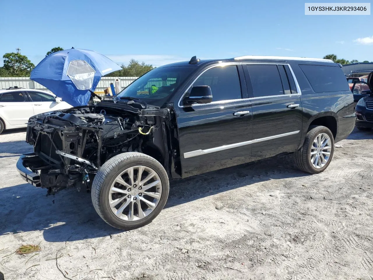 2019 Cadillac Escalade Esv Luxury VIN: 1GYS3HKJ3KR293406 Lot: 77448964