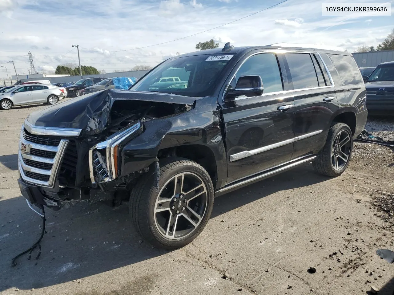 2019 Cadillac Escalade Premium Luxury VIN: 1GYS4CKJ2KR399636 Lot: 78267664