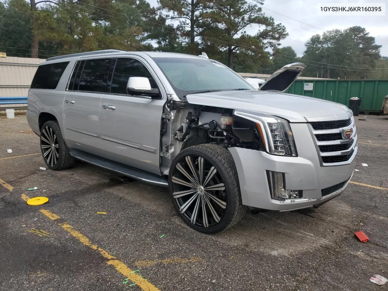 2019 Cadillac Escalade Esv Luxury VIN: 1GYS3HKJ6KR160395 Lot: 80018044