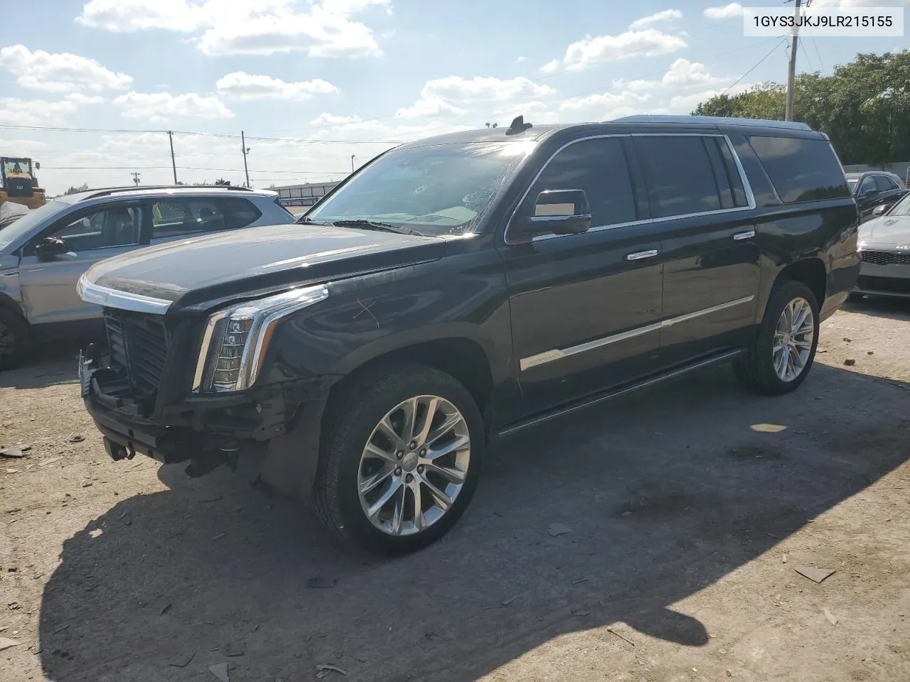 1GYS3JKJ9LR215155 2020 Cadillac Escalade Esv Premium Luxury