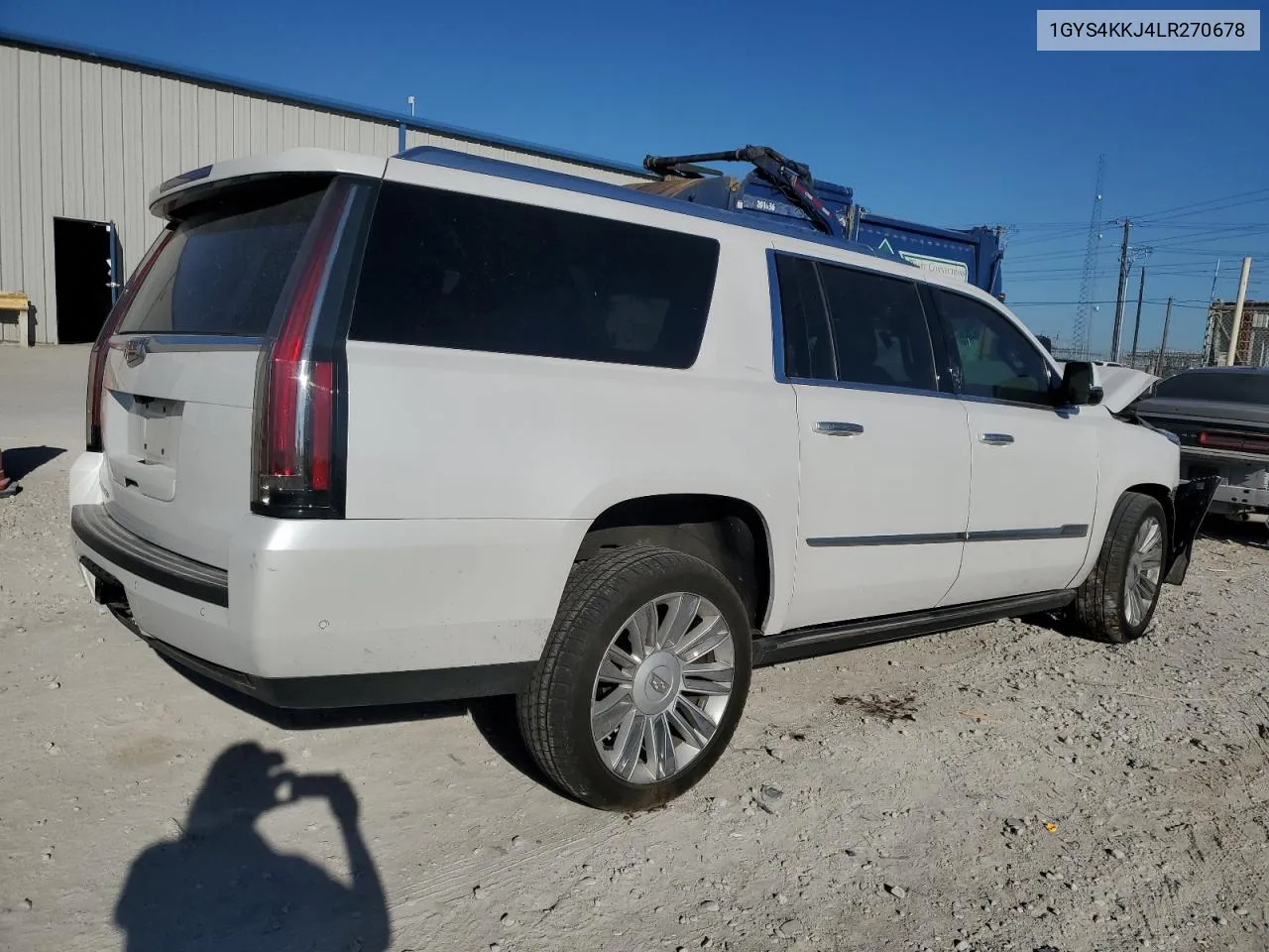 2020 Cadillac Escalade Esv Platinum VIN: 1GYS4KKJ4LR270678 Lot: 73732424