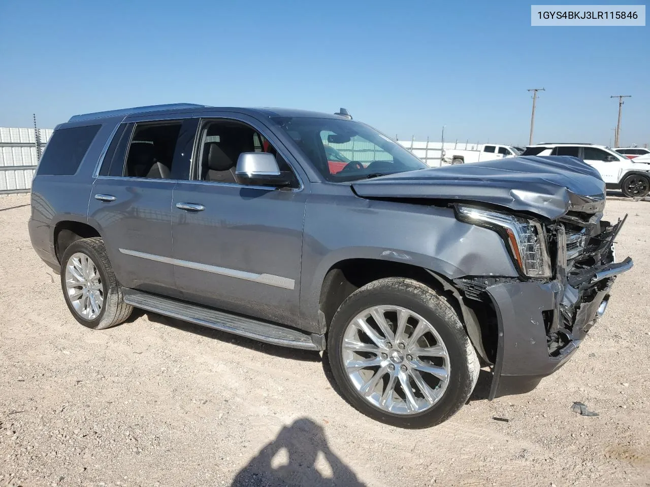 2020 Cadillac Escalade Luxury VIN: 1GYS4BKJ3LR115846 Lot: 76267924