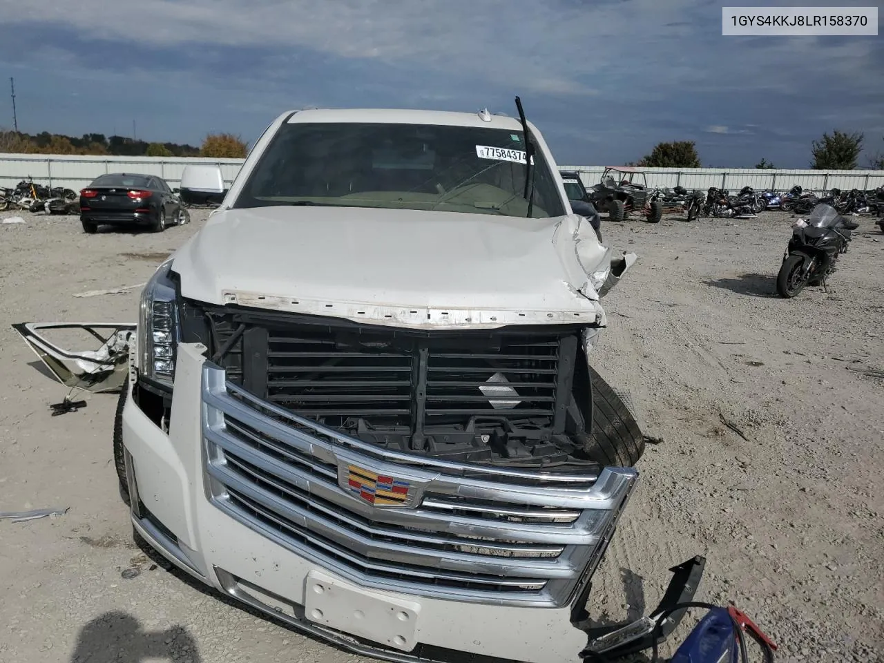 2020 Cadillac Escalade Esv Platinum VIN: 1GYS4KKJ8LR158370 Lot: 77584374