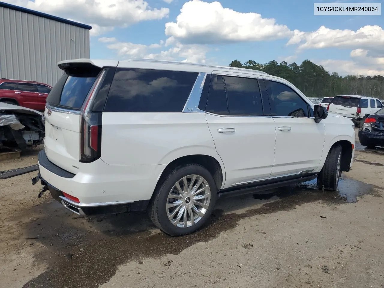 2021 Cadillac Escalade Premium Luxury VIN: 1GYS4CKL4MR240864 Lot: 54990944