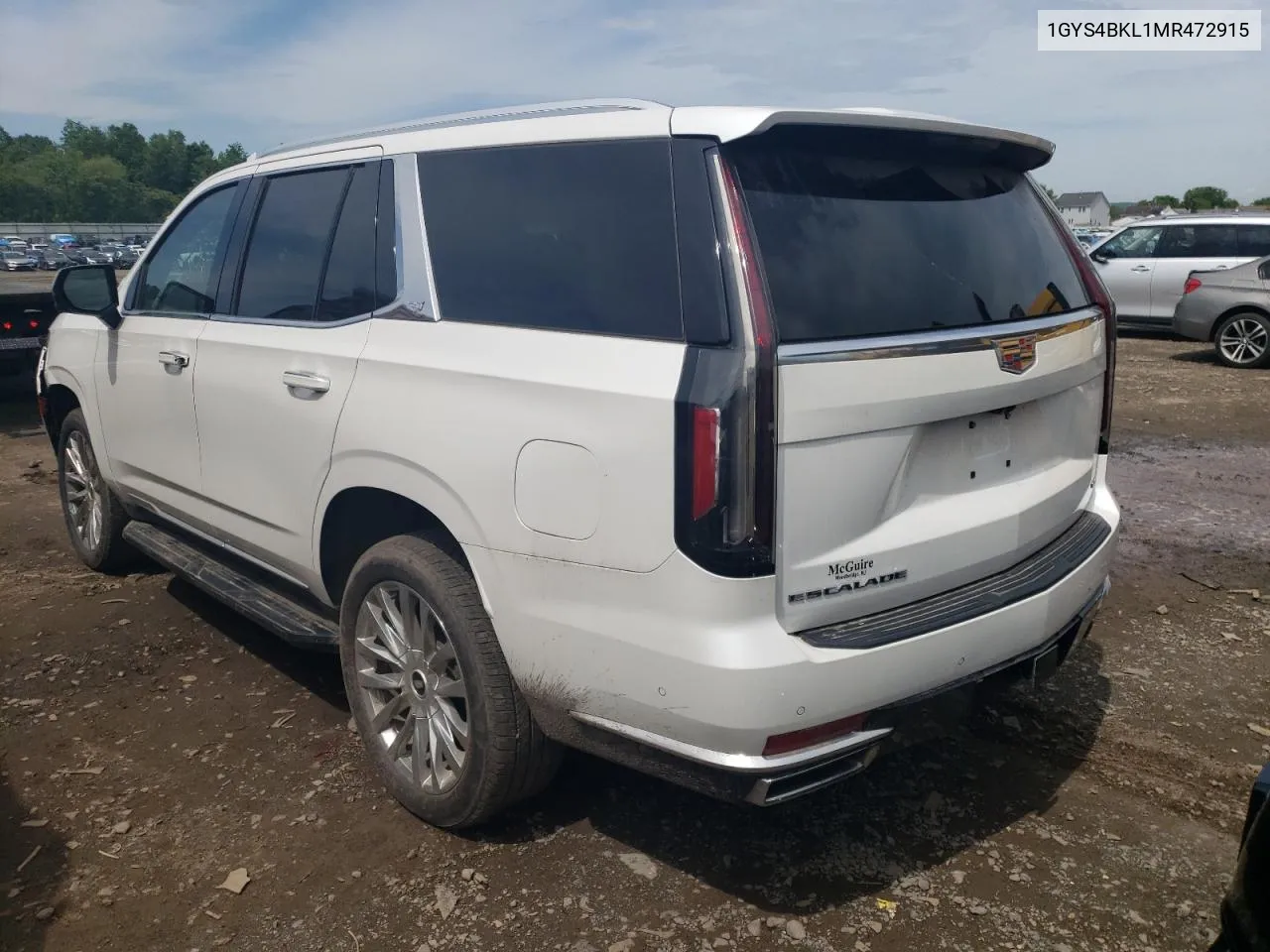 2021 Cadillac Escalade Premium Luxury VIN: 1GYS4BKL1MR472915 Lot: 56033654