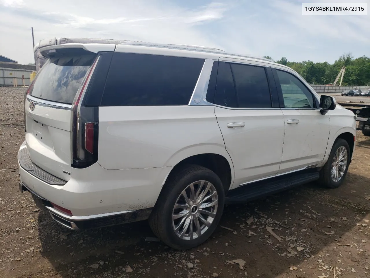 2021 Cadillac Escalade Premium Luxury VIN: 1GYS4BKL1MR472915 Lot: 56033654