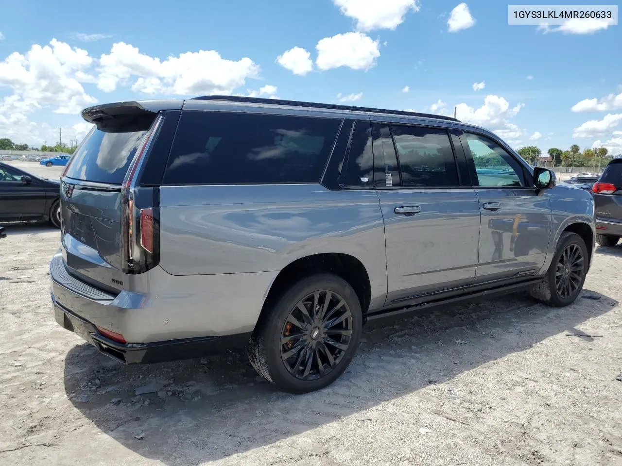 1GYS3LKL4MR260633 2021 Cadillac Escalade Esv Premium Luxury