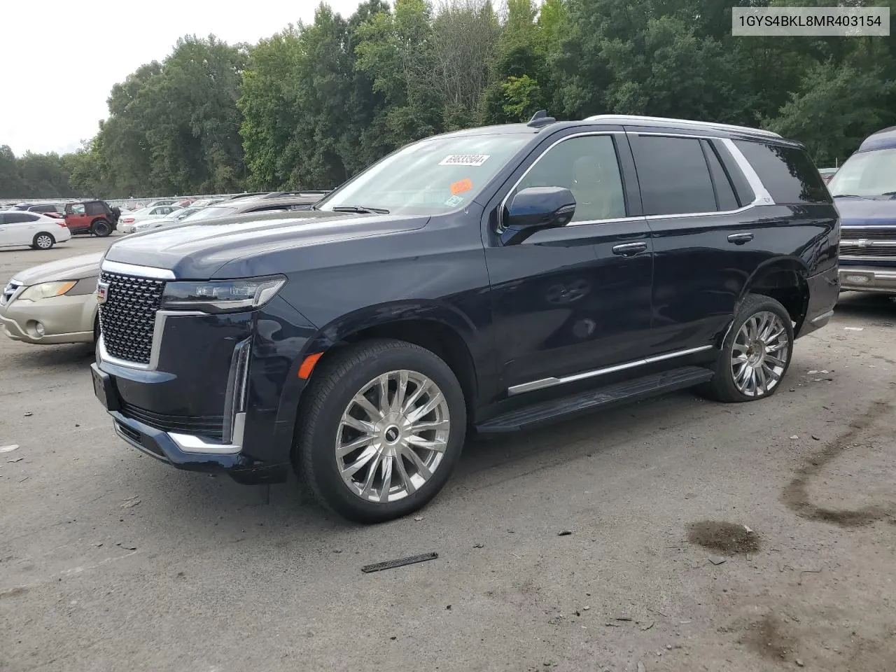 1GYS4BKL8MR403154 2021 Cadillac Escalade Premium Luxury