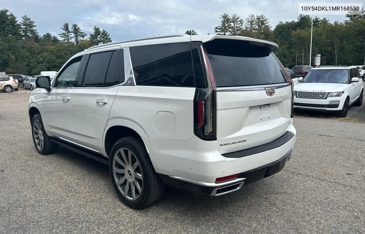 2021 Cadillac Escalade Premium Luxury Platinum VIN: 1GYS4DKL1MR168530 Lot: 72578224