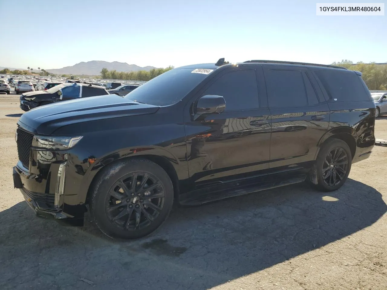 2021 Cadillac Escalade Sport VIN: 1GYS4FKL3MR480604 Lot: 72822954