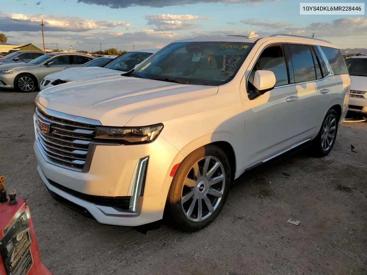 2021 Cadillac Escalade Premium Luxury Platinum VIN: 1GYS4DKL6MR228446 Lot: 73197234