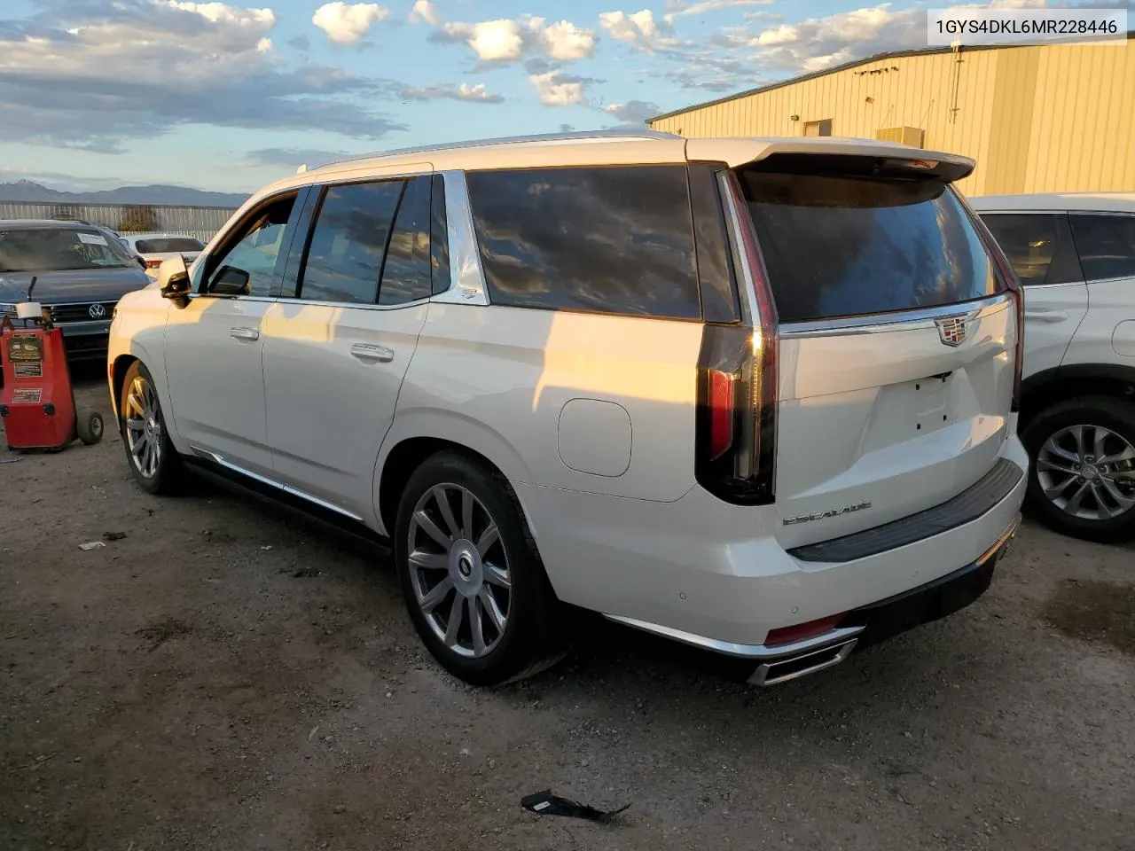 2021 Cadillac Escalade Premium Luxury Platinum VIN: 1GYS4DKL6MR228446 Lot: 73197234