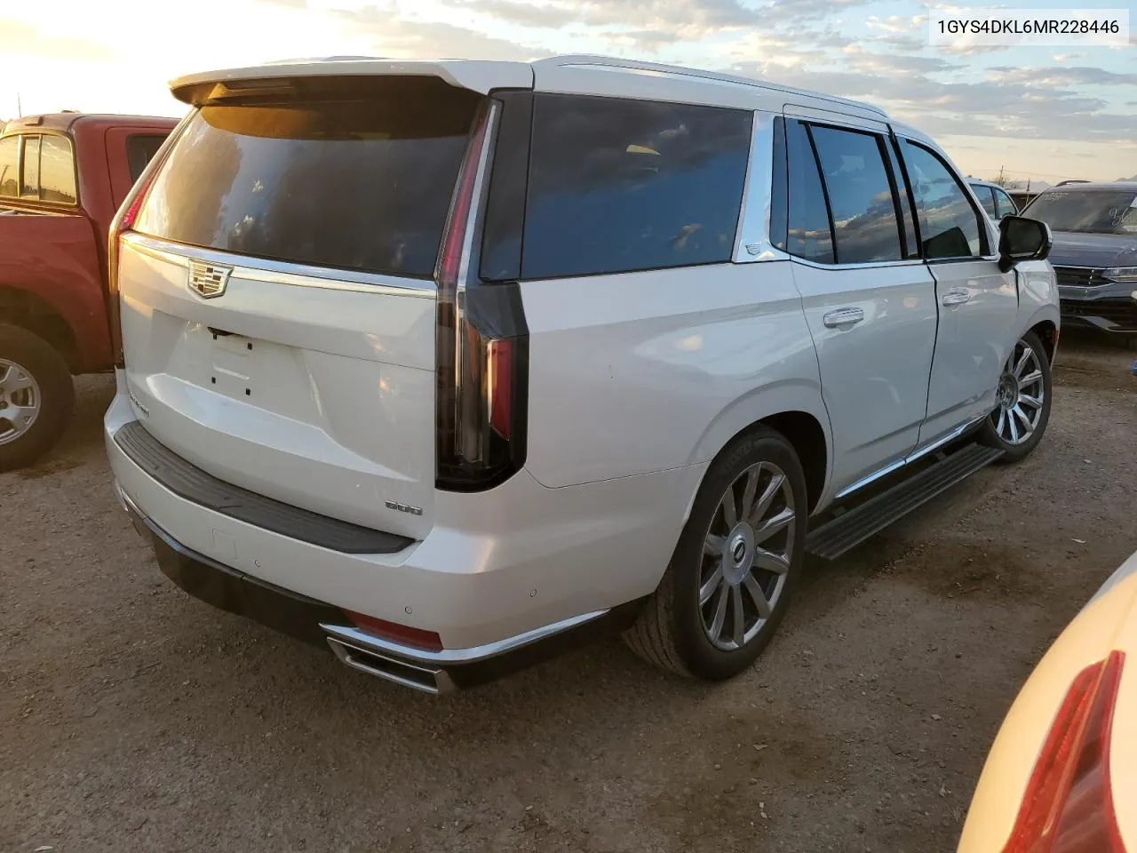 2021 Cadillac Escalade Premium Luxury Platinum VIN: 1GYS4DKL6MR228446 Lot: 73197234