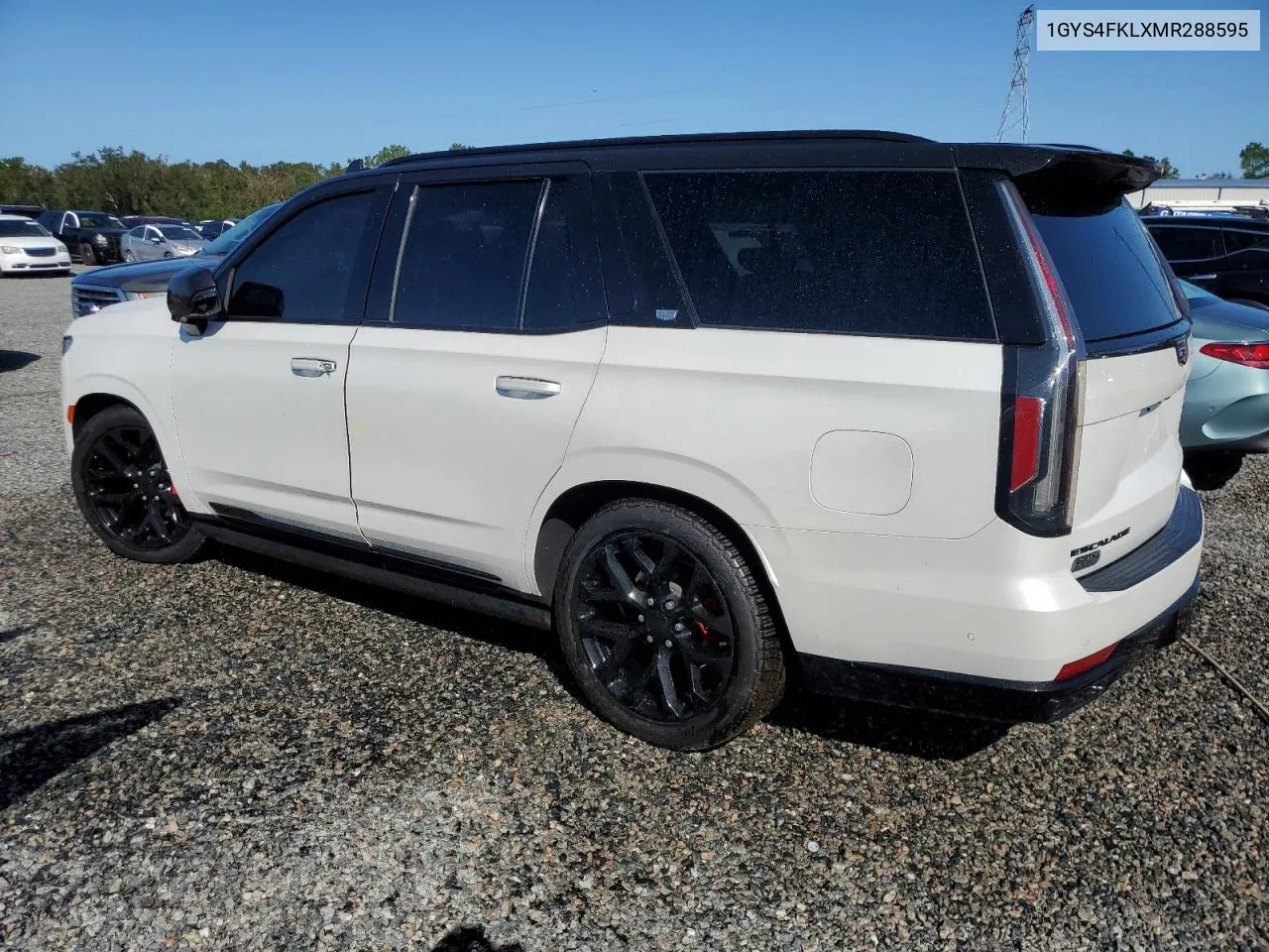 2021 Cadillac Escalade Sport VIN: 1GYS4FKLXMR288595 Lot: 74670324