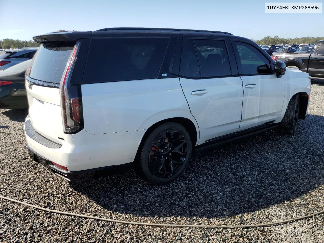 2021 Cadillac Escalade Sport VIN: 1GYS4FKLXMR288595 Lot: 74670324