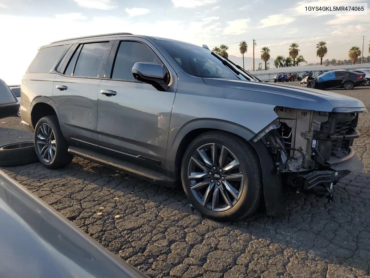 2021 Cadillac Escalade Sport Platinum VIN: 1GYS4GKL5MR474065 Lot: 75037764