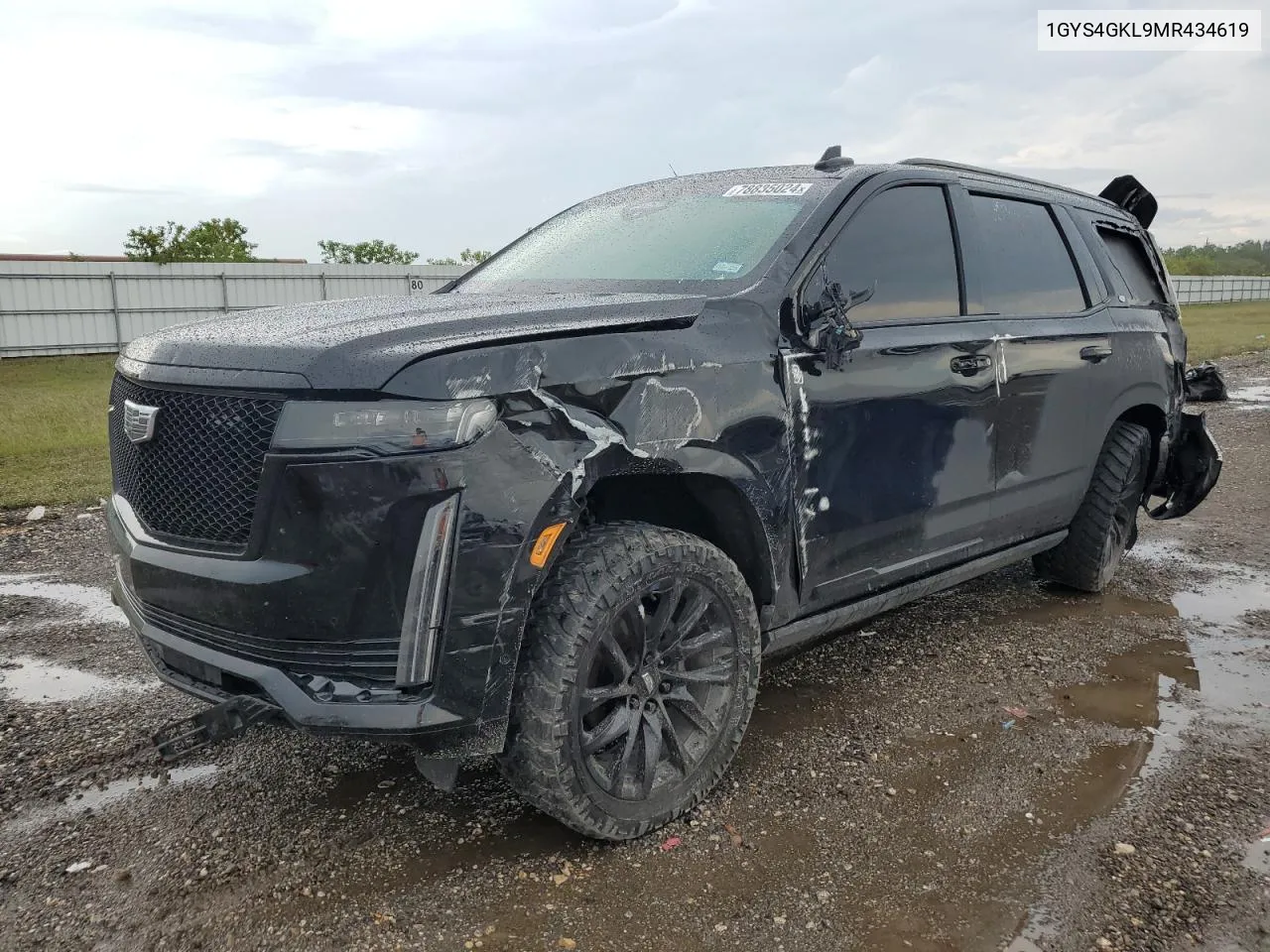 2021 Cadillac Escalade Sport Platinum VIN: 1GYS4GKL9MR434619 Lot: 78835024