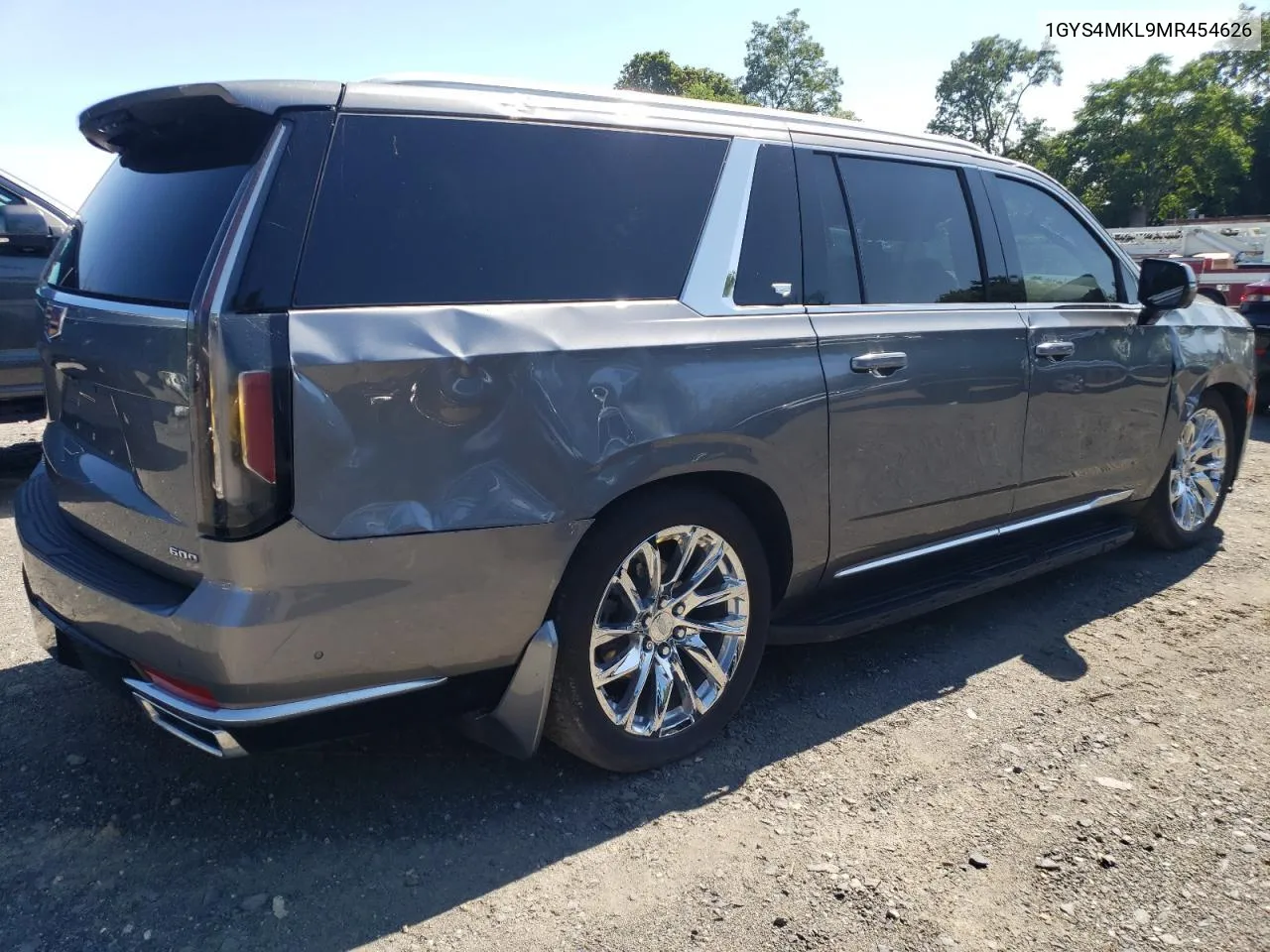 2021 Cadillac Escalade Esv Premium Luxury Platinum VIN: 1GYS4MKL9MR454626 Lot: 79402114