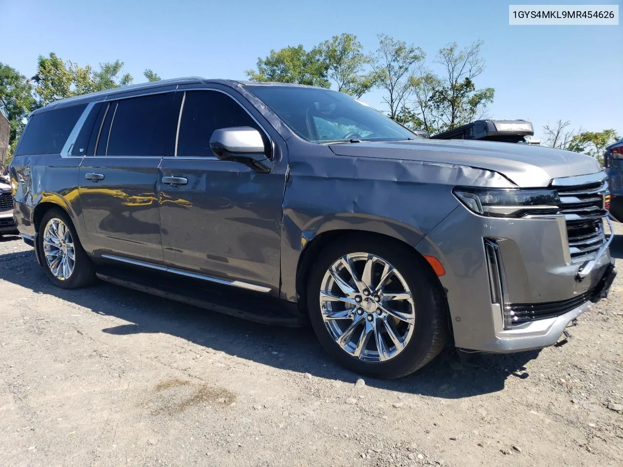 2021 Cadillac Escalade Esv Premium Luxury Platinum VIN: 1GYS4MKL9MR454626 Lot: 79402114