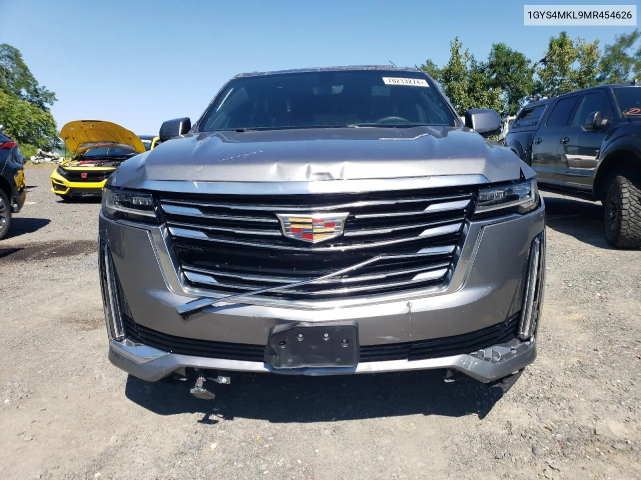 2021 Cadillac Escalade Esv Premium Luxury Platinum VIN: 1GYS4MKL9MR454626 Lot: 79402114