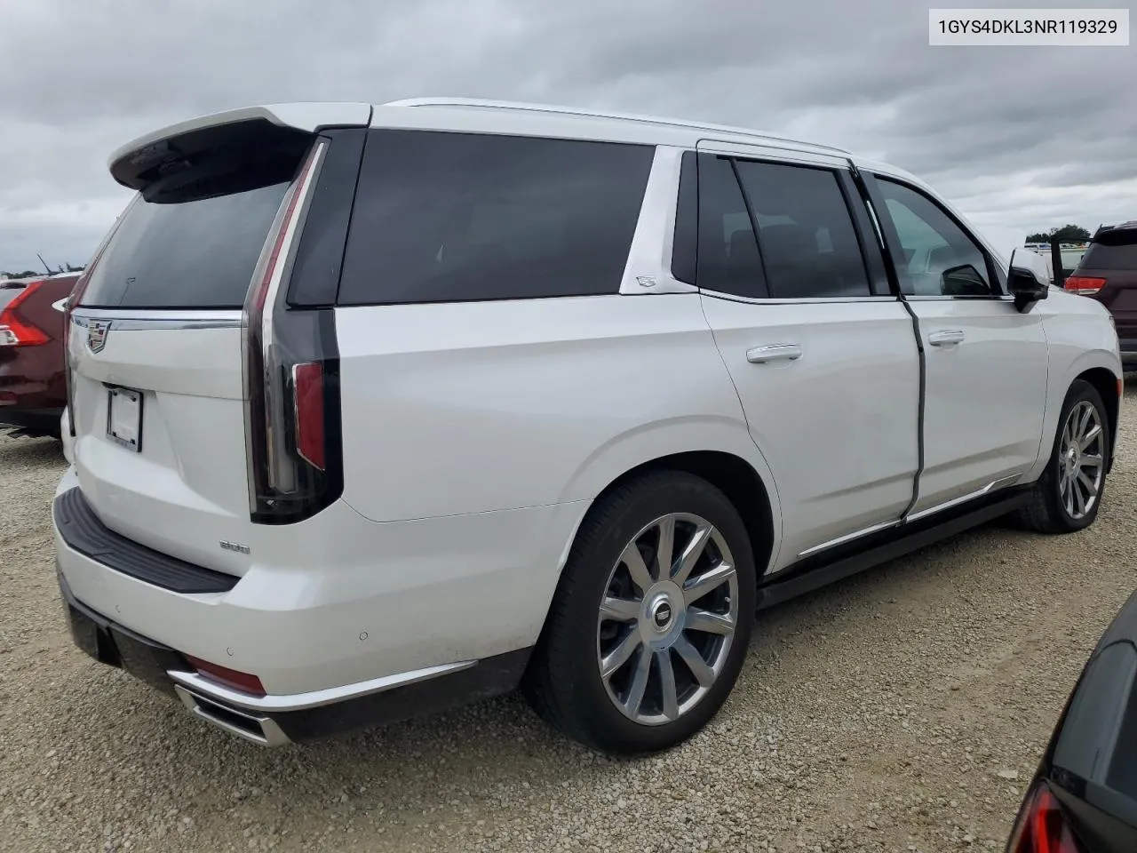 2022 Cadillac Escalade Premium Luxury Platinum VIN: 1GYS4DKL3NR119329 Lot: 73692364