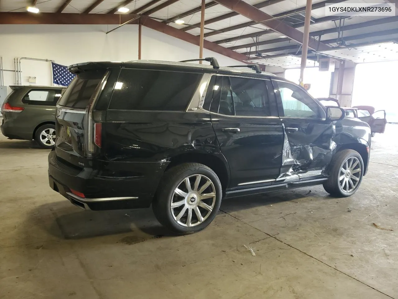 2022 Cadillac Escalade Premium Luxury Platinum VIN: 1GYS4DKLXNR273696 Lot: 78257254