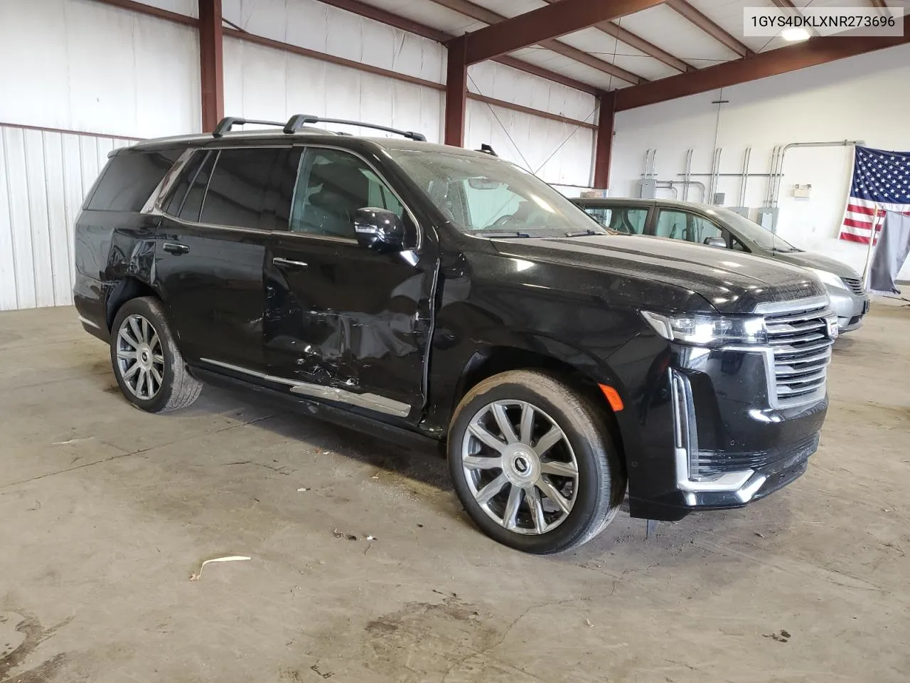 2022 Cadillac Escalade Premium Luxury Platinum VIN: 1GYS4DKLXNR273696 Lot: 78257254