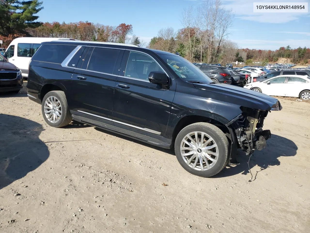 2022 Cadillac Escalade Esv Premium Luxury VIN: 1GYS4KKL0NR148954 Lot: 78874424