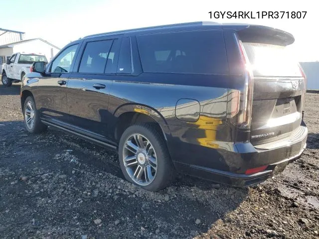 1GYS4RKL1PR371807 2023 Cadillac Escalade Esv Sport Platinum