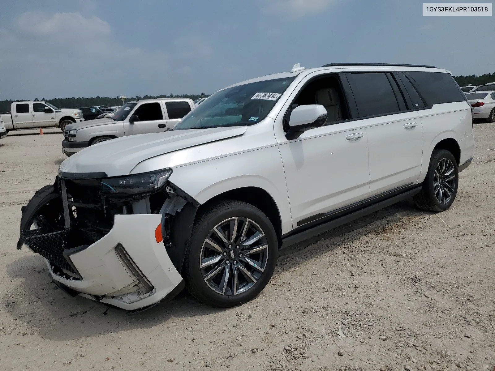 1GYS3PKL4PR103518 2023 Cadillac Escalade Esv Sport