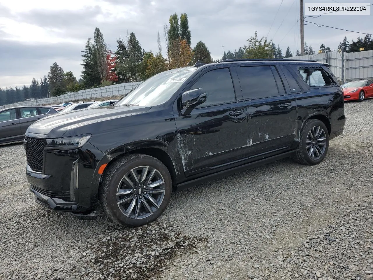 2023 Cadillac Escalade Esv Sport Platinum VIN: 1GYS4RKL8PR222004 Lot: 75958194