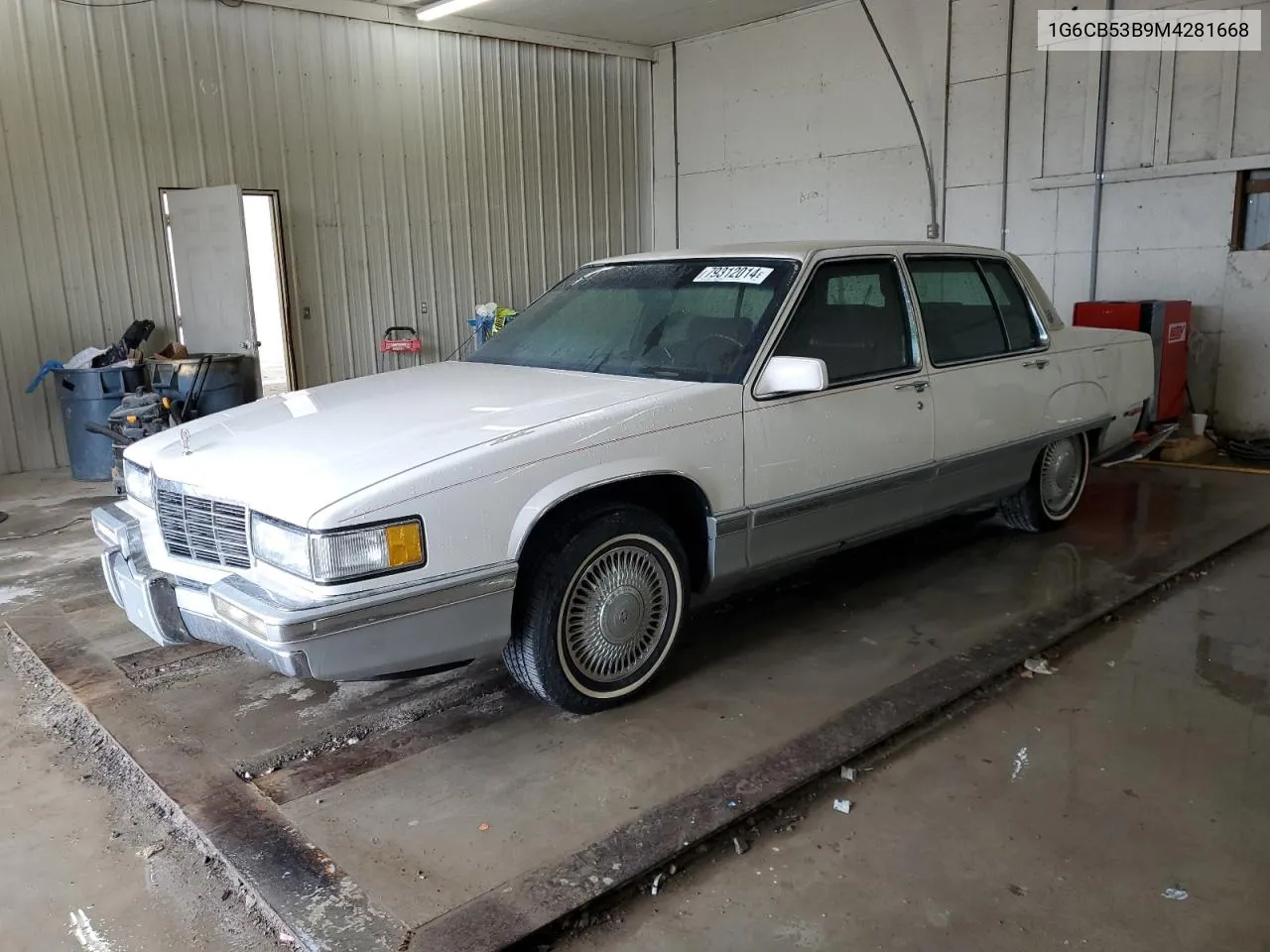 1991 Cadillac Fleetwood VIN: 1G6CB53B9M4281668 Lot: 79312014