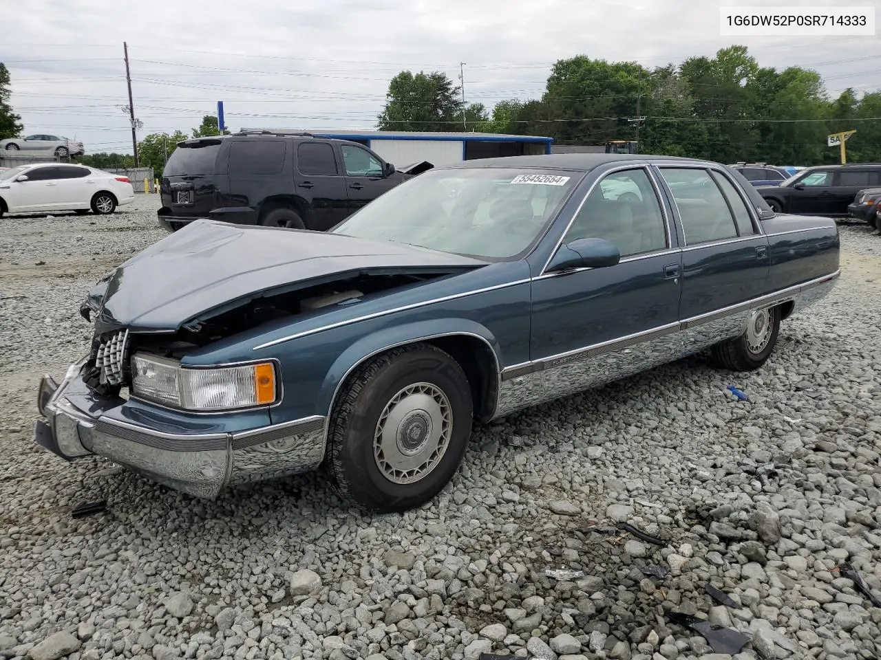 1995 Cadillac Fleetwood Base VIN: 1G6DW52P0SR714333 Lot: 55452654