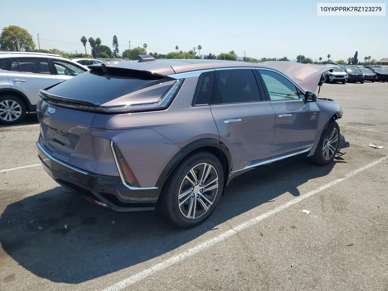 2024 Cadillac Lyriq Luxury VIN: 1GYKPPRK7RZ123279 Lot: 62326654