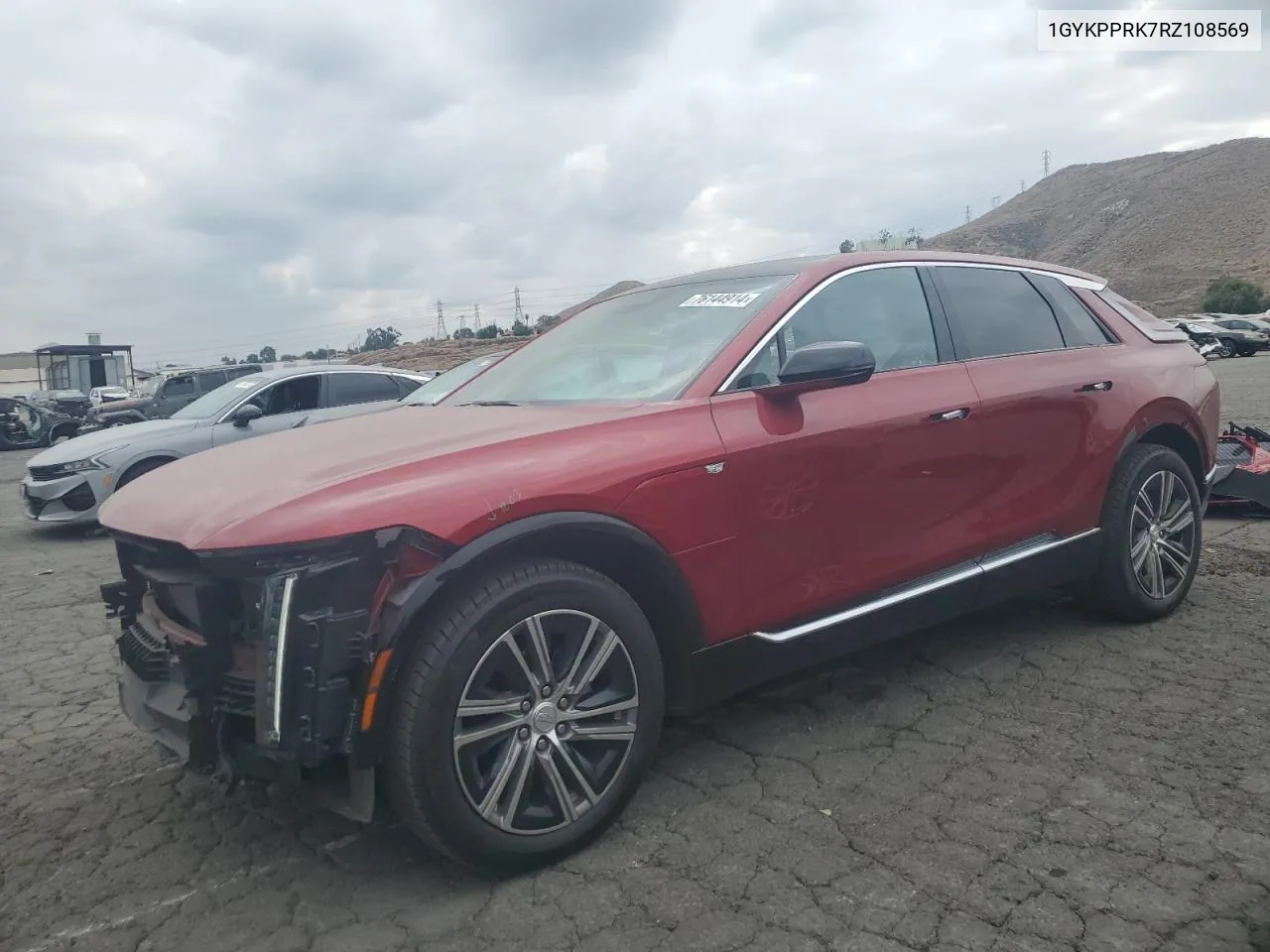 2024 Cadillac Lyriq Luxury VIN: 1GYKPPRK7RZ108569 Lot: 76144914