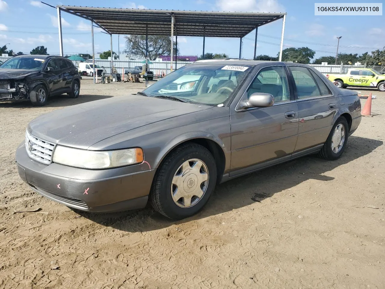 1998 Cadillac Seville Sls VIN: 1G6KS54YXWU931108 Lot: 72369984