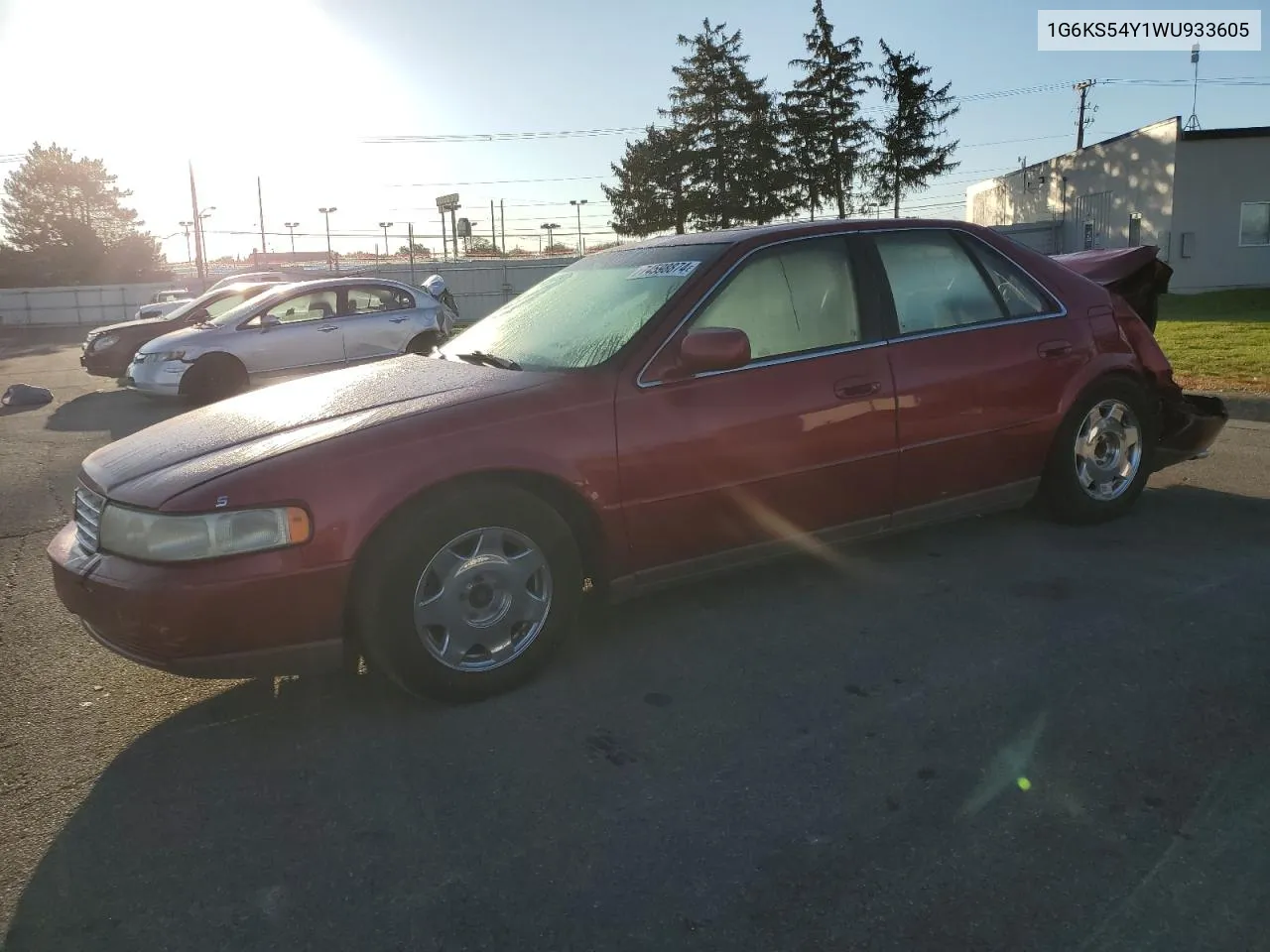 1998 Cadillac Seville Sls VIN: 1G6KS54Y1WU933605 Lot: 74598874