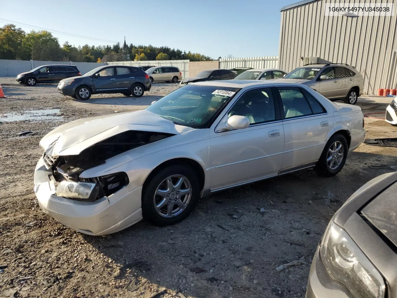 2000 Cadillac Seville Sts VIN: 1G6KY5497YU345038 Lot: 74315354