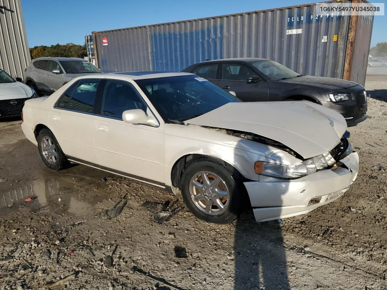 2000 Cadillac Seville Sts VIN: 1G6KY5497YU345038 Lot: 74315354