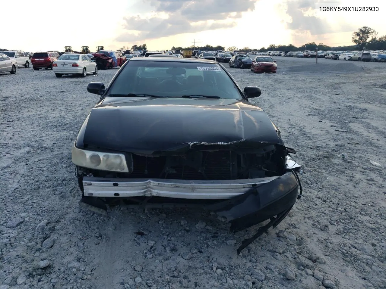 2001 Cadillac Seville Sts VIN: 1G6KY549X1U282930 Lot: 72750504