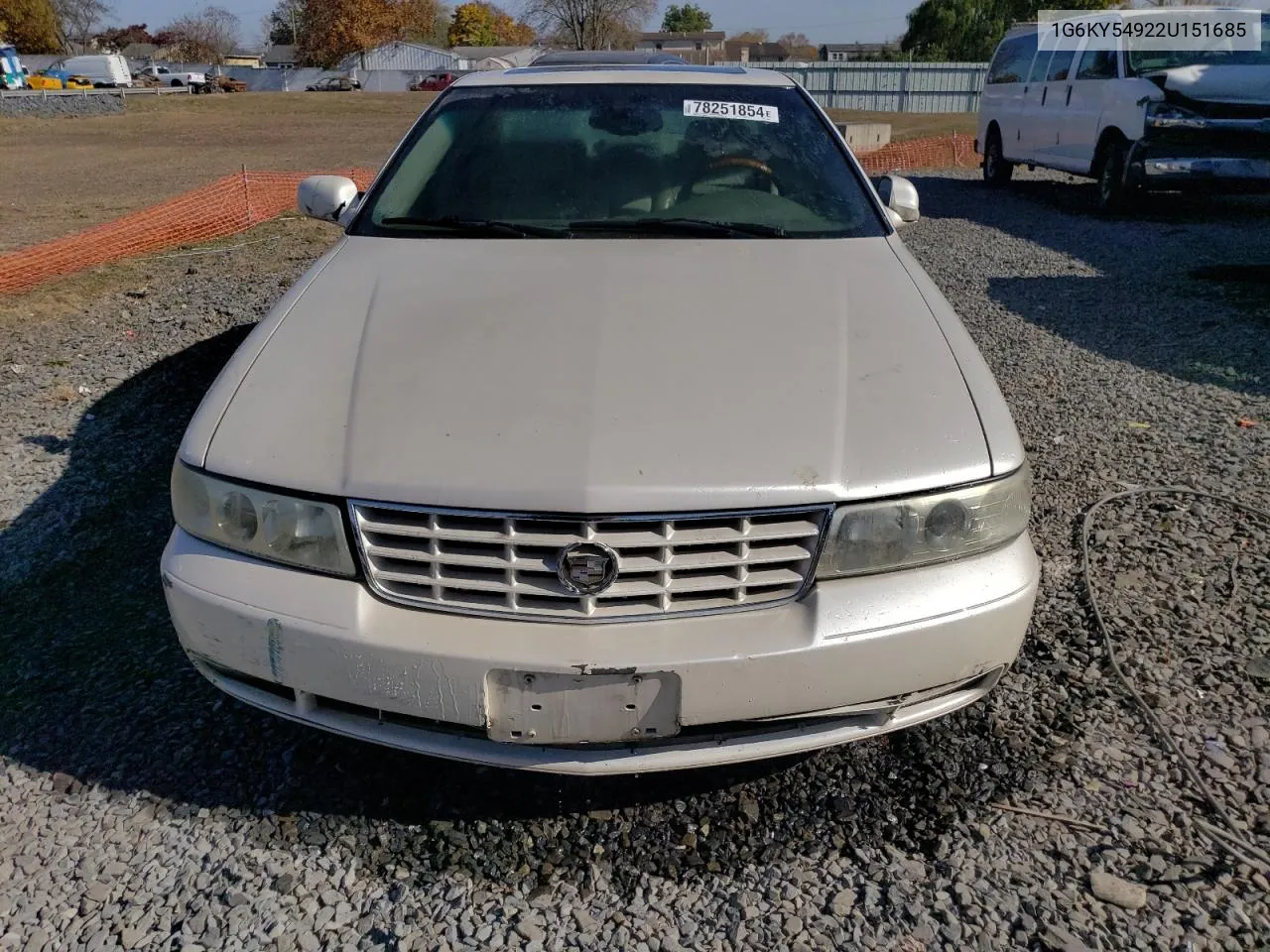 2002 Cadillac Seville Sts VIN: 1G6KY54922U151685 Lot: 78251854