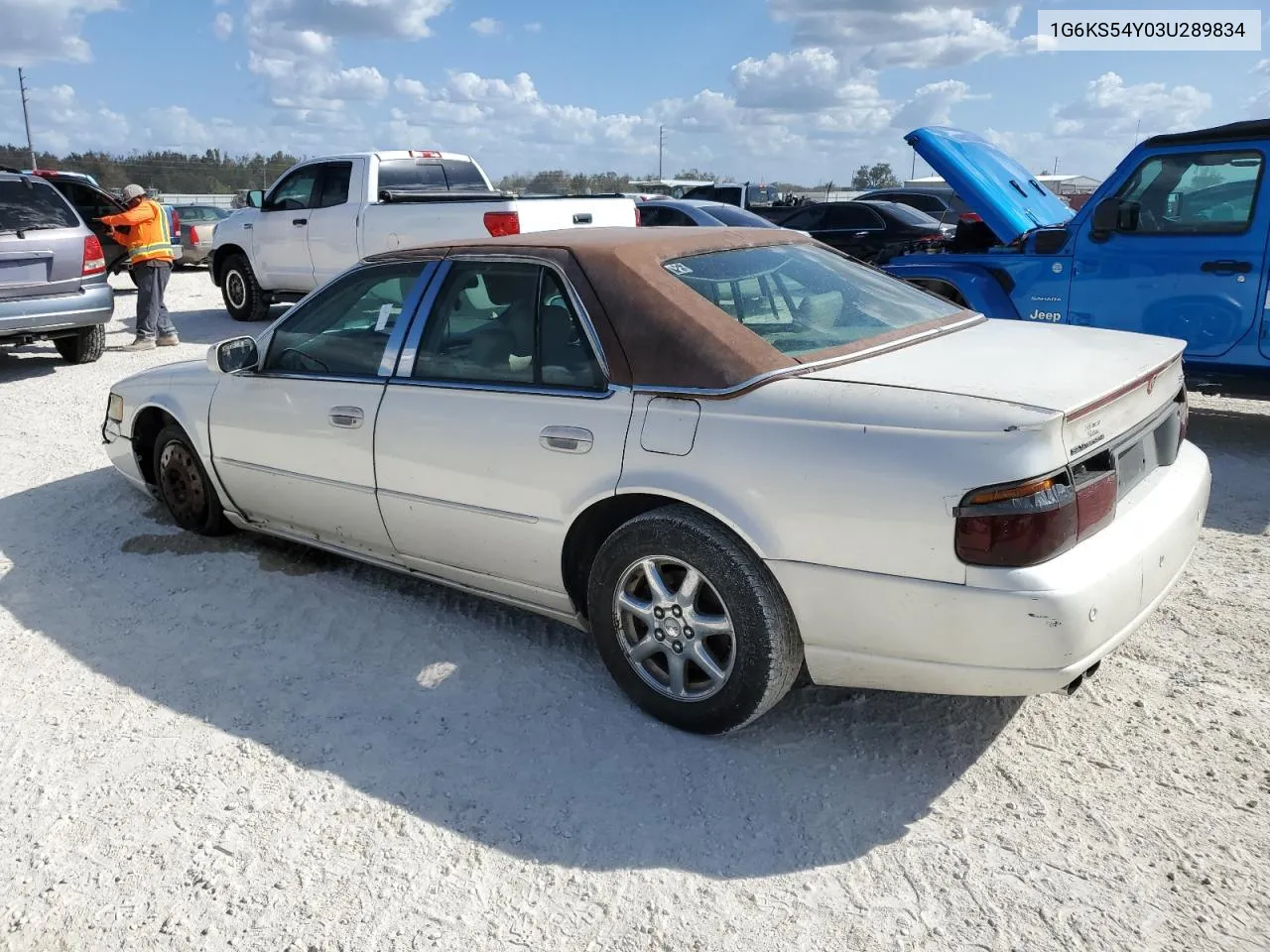 2003 Cadillac Seville Sls VIN: 1G6KS54Y03U289834 Lot: 77362694