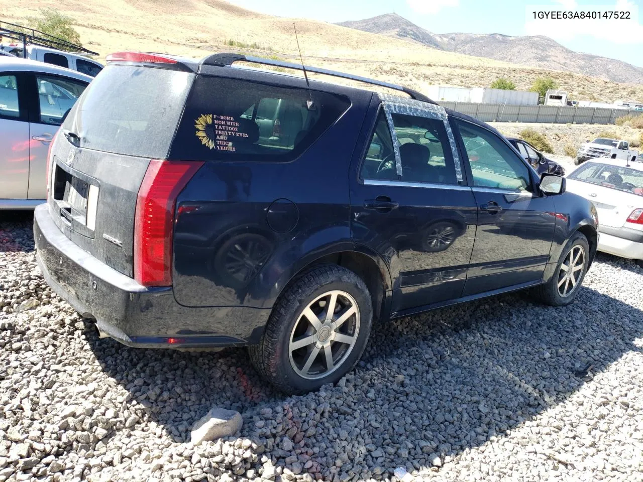 2004 Cadillac Srx VIN: 1GYEE63A840147522 Lot: 70878264